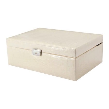 Barska Barska BF12504 Chri Bliss Jewelry Case JC-400, Aluminum, Cream, 12"L x 8"W x 5"H BF12504